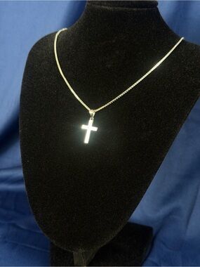 Solid 925 Sterling Silver Cross Pendant